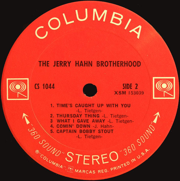 The Jerry Hahn Brotherhood : The Jerry Hahn Brotherhood (LP, Album, San)