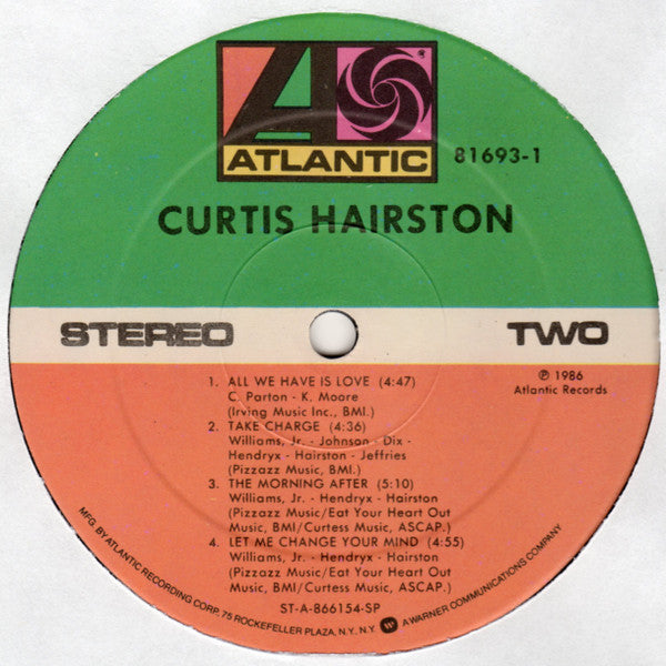 Curtis Hairston : Curtis Hairston (LP, Album, SP )
