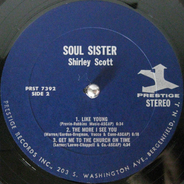 Shirley Scott : Soul Sister (LP, Album)