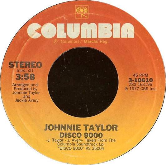 Johnnie Taylor : Disco 9000 (7", Styrene, Ter)