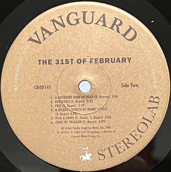 The 31st Of February : The 31st Of February (LP, Album, RSD, Ltd, RE, RM, 180)