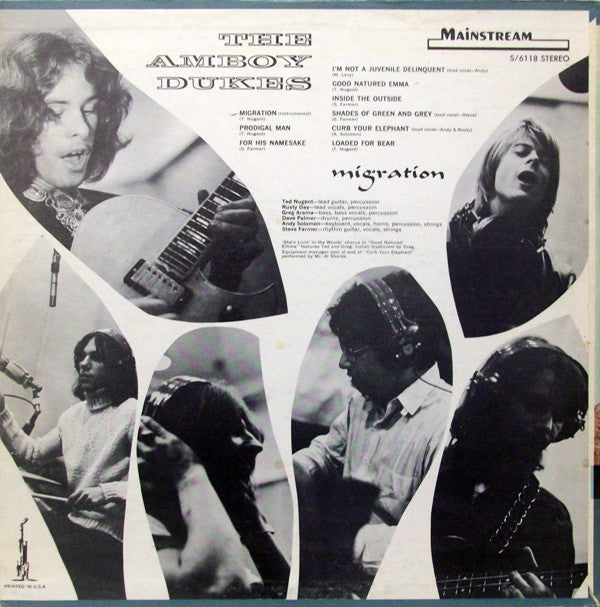 The Amboy Dukes : Migration (LP, Album)