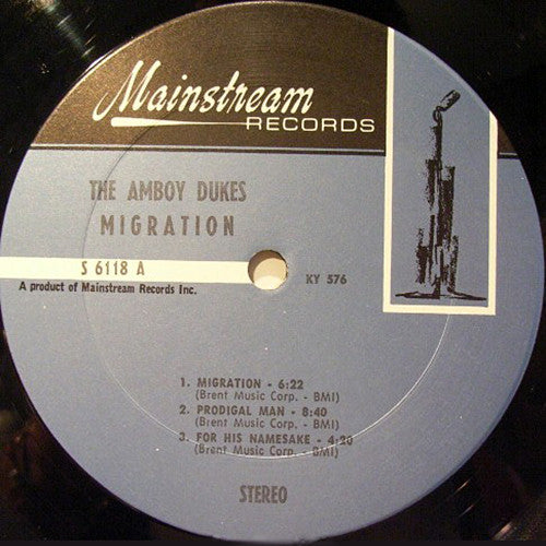 The Amboy Dukes : Migration (LP, Album)