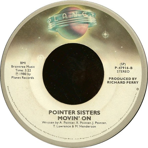 Pointer Sisters : He's So Shy (7", Single, SP )