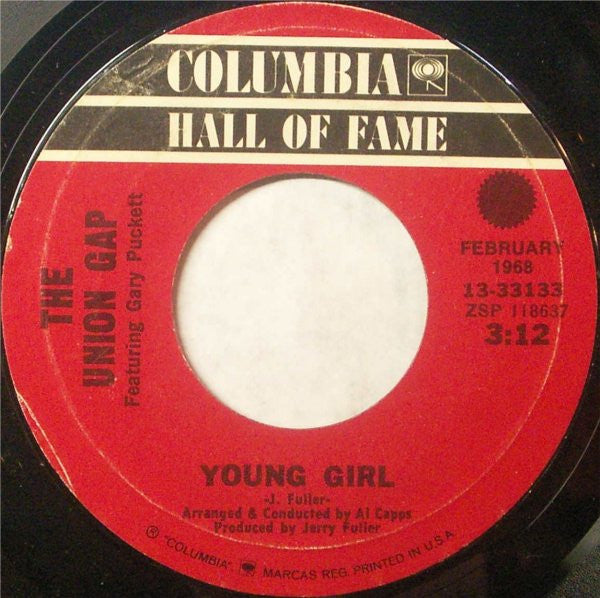 The Union Gap Featuring Gary Puckett* : Woman, Woman / Young Girl (7", Single, RE)