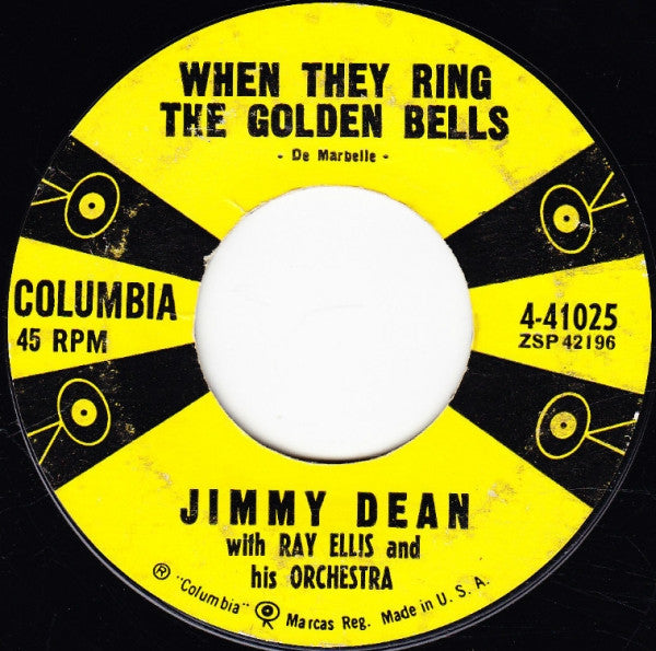 Jimmy Dean : Little Sandy Sleighfoot / When They Ring The Golden Bells (7", Single)