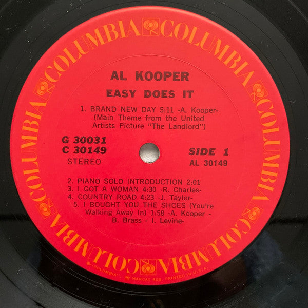Al Kooper : Easy Does It (2xLP, Album, Ter)