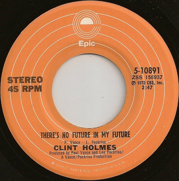 Clint Holmes : Playground In My Mind (7", Single, RP, Pre)