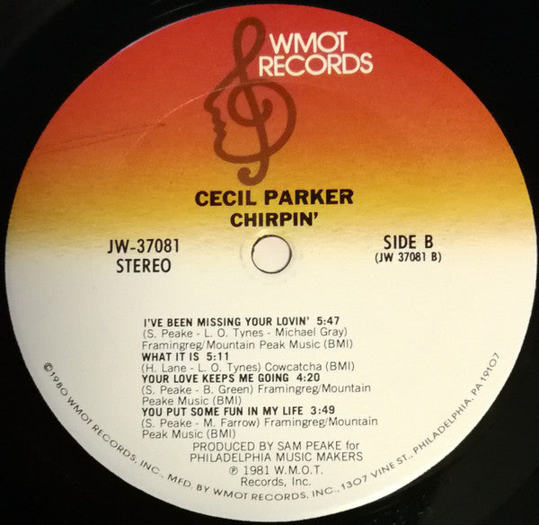 Cecil Parker : Chirpin' (LP, Album)