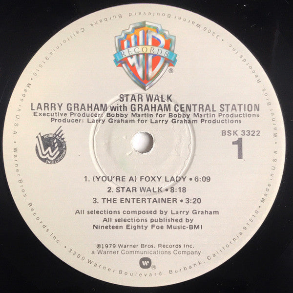 Graham Central Station : Star Walk (LP, Album, Win)