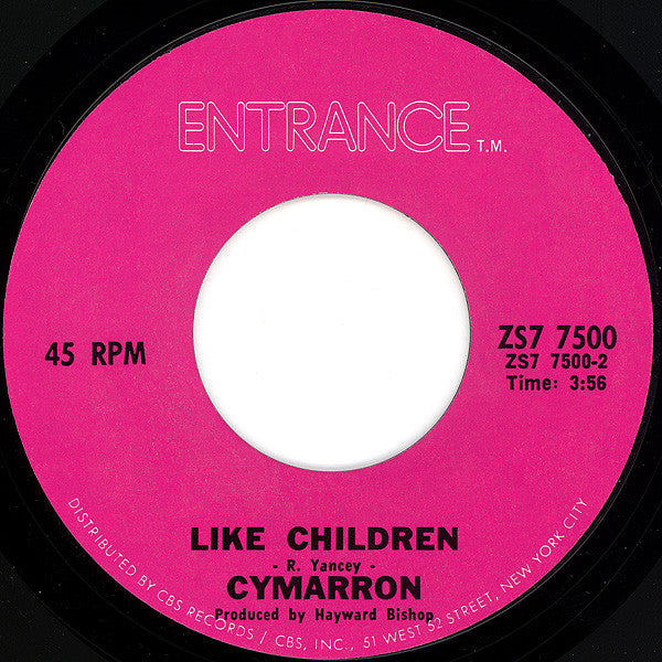 Cymarron : Rings (7", Single, Styrene, Pit)