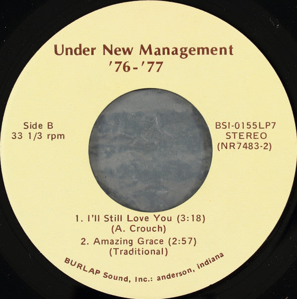 Under New Management : Beatles Medley (7")