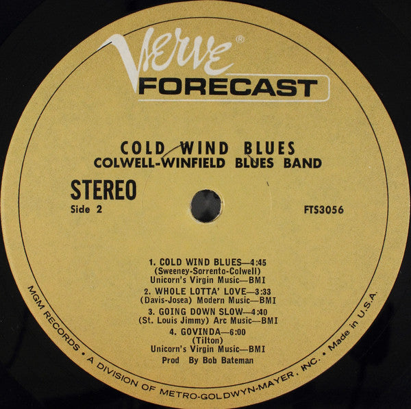 Colwell-Winfield Blues Band : Cold Wind Blues (LP, Album, MGM)