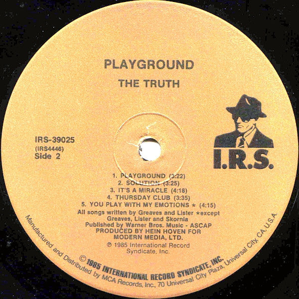 The Truth (6) : Playground (LP, Album)