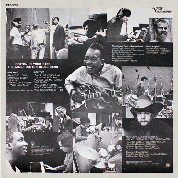 James Cotton Blues Band* : Cotton In Your Ears (LP, Album, MGM)