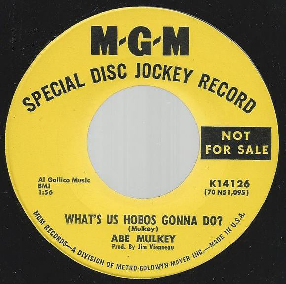 Abe Mulkey : Lonely Virgo (7", Single, Promo)