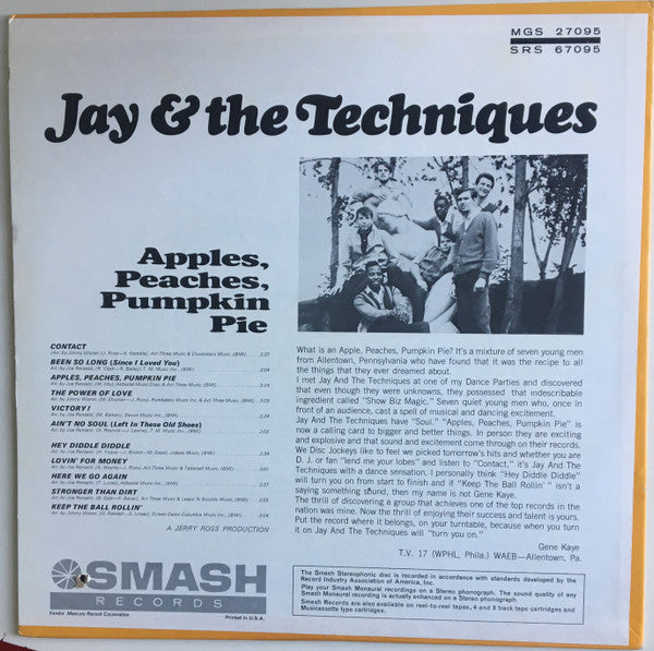 Jay & The Techniques : Apples, Peaches, Pumpkin Pie (LP, Album)