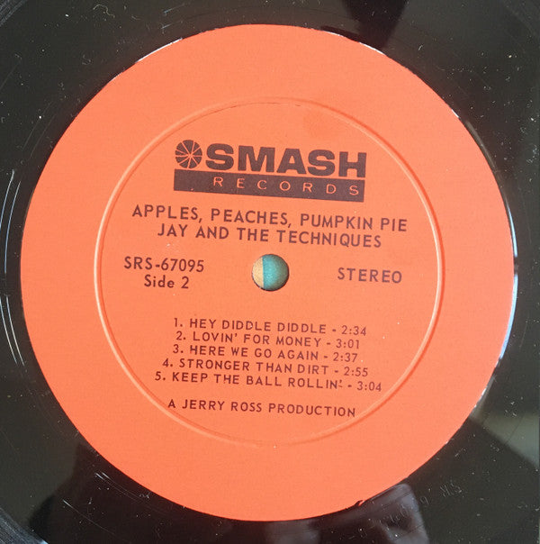 Jay & The Techniques : Apples, Peaches, Pumpkin Pie (LP, Album)