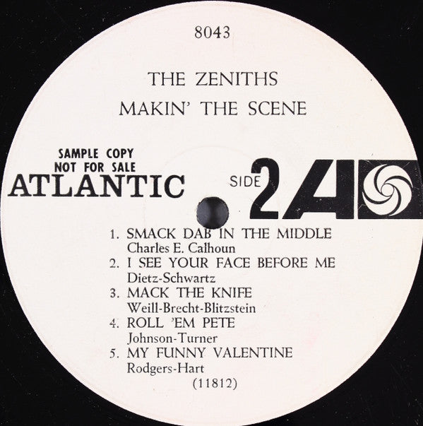The Zeniths : Makin' The Scene (LP, Album, Mono, Promo)