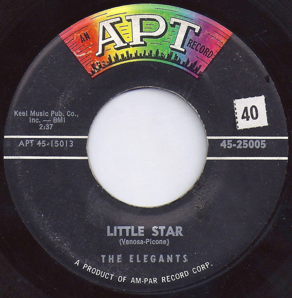 The Elegants : Little Star / Getting Dizzy (7", Single)
