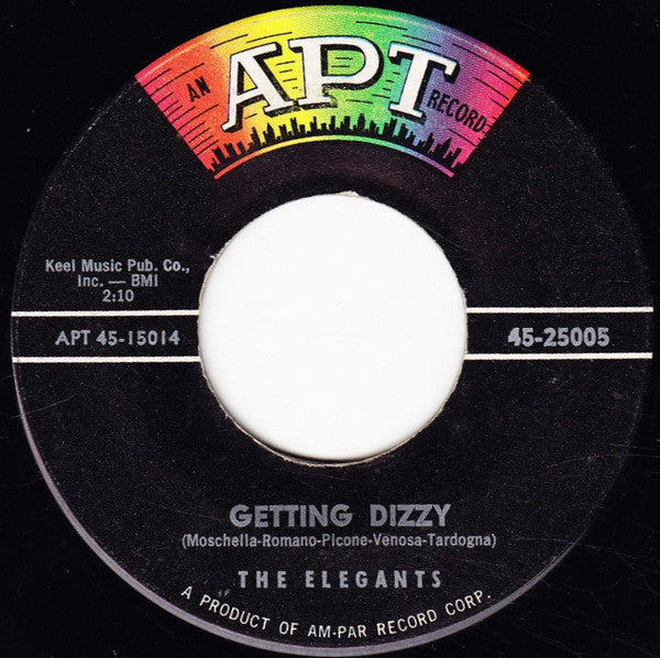 The Elegants : Little Star / Getting Dizzy (7", Single)