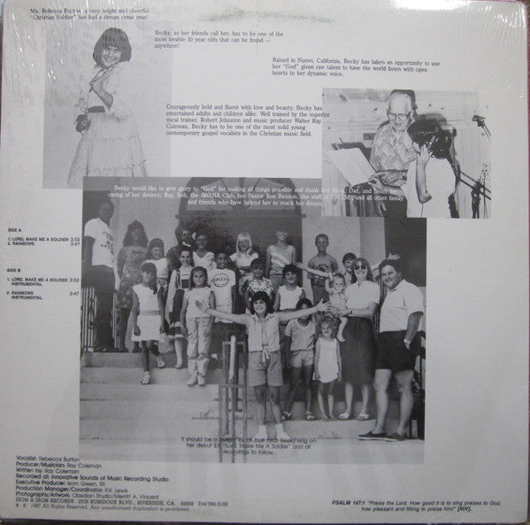 Rebecca Burton : Lord Make Me A Soldier (12")
