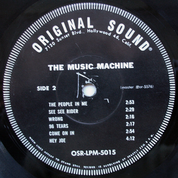 The Music Machine : (Turn On) The Music Machine (LP, Album, Mono)