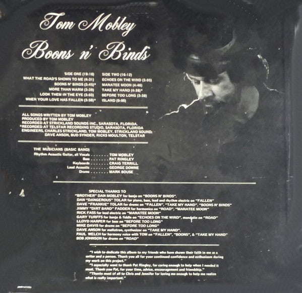 Tom Mobley : Boons n' Binds (LP)