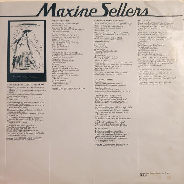Maxine Sellers : Life Is Short, But It's Wide (LP, Album)