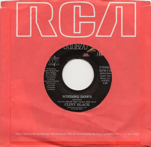 Clint Black : Nobody's Home (7", Single)