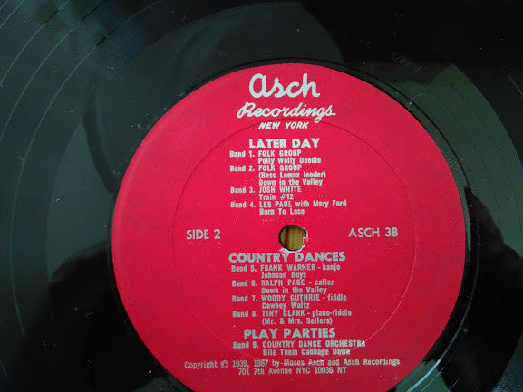 Various : Asch Recordings/1939-1945 Volume 2 (LP, Comp, Mono)