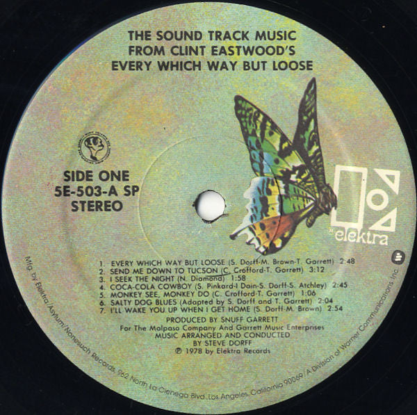 Various : (The Soundtrack Music From Clint Eastwood's) Every Which Way But Loose (LP, Comp, Spe)