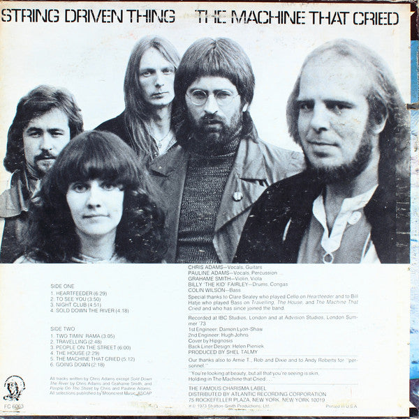 String Driven Thing : The Machine That Cried (LP, Album)