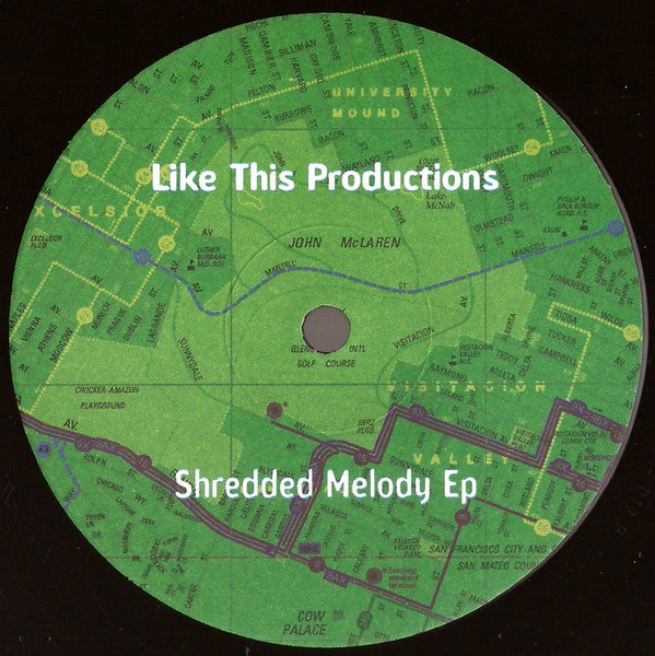 Like This Productions : Shredded Melody EP (12", EP)