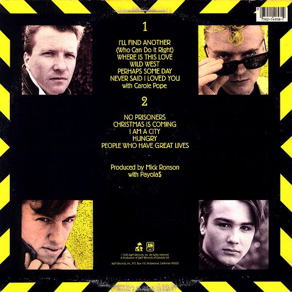 Payola$ : Hammer On A Drum (LP, Album, Ele)