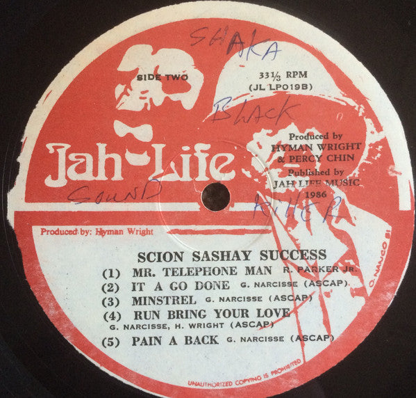 Scion Sashay Success* : Success (LP, Album)
