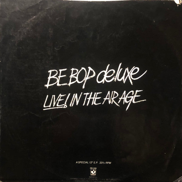 Be Bop Deluxe : Live! In The Air Age (LP, Album, Jac + 12", EP)