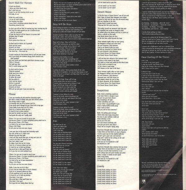 Dennis DeYoung : Desert Moon (LP, Album, RCA)