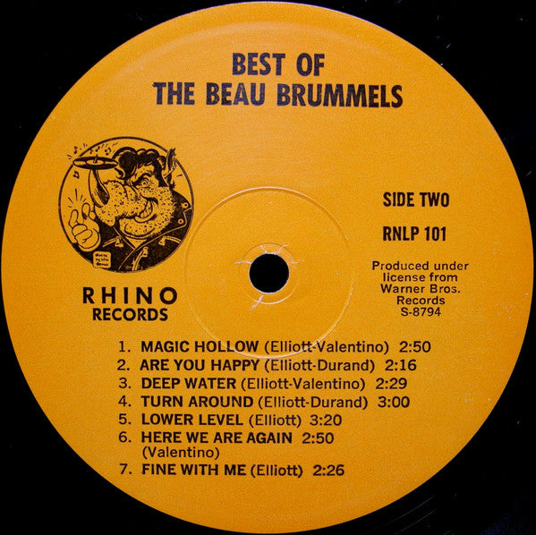 The Beau Brummels : The Best Of The Beau Brummels 1964 - 1968 (LP, Comp, Rai)