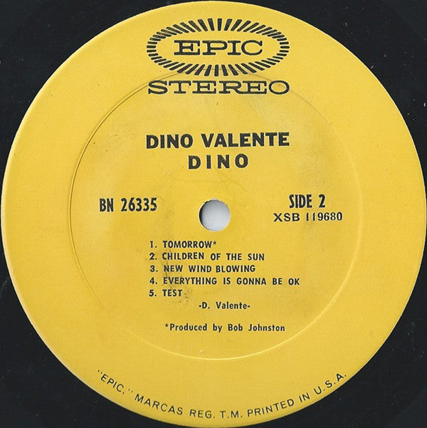 Dino Valenti : Dino Valente (LP, Album)