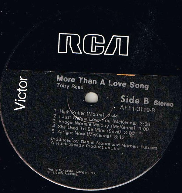 Toby Beau : More Than A Love Song (LP, Album)