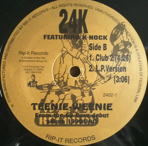 24K* : Teenie-Weenie (12")