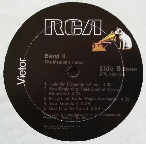The Memphis Horns : Band II (LP, Album)