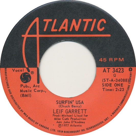 Leif Garrett : Surfin' U.S.A. (7")