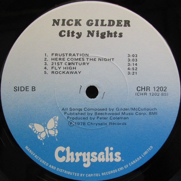 Nick Gilder : City Nights (LP, Album)
