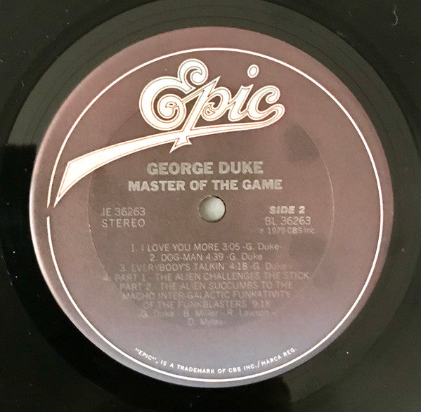 George Duke : Master Of The Game (LP, Album, Ter)