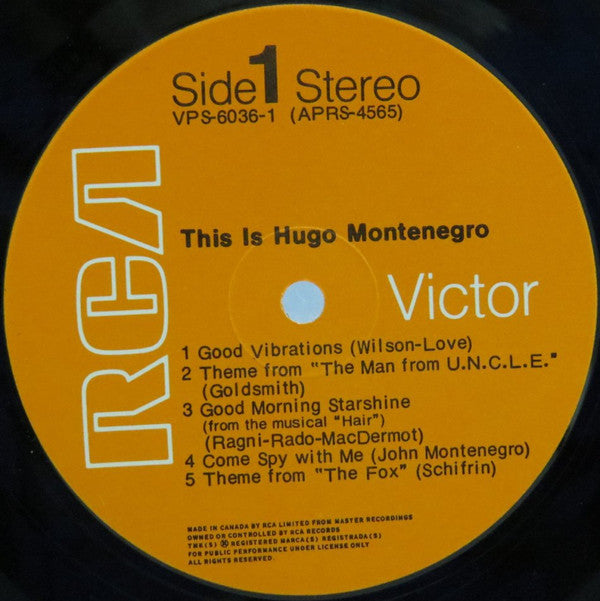 Hugo Montenegro : This Is Hugo Montenegro (2xLP, Comp)