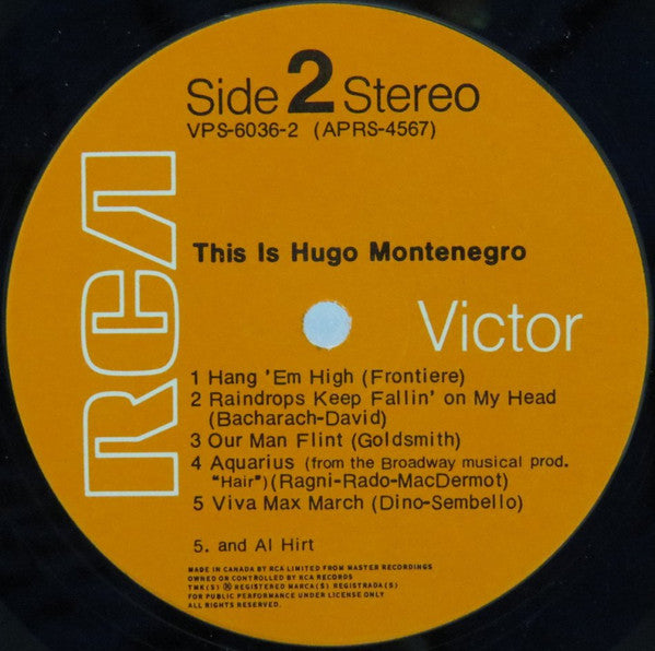Hugo Montenegro : This Is Hugo Montenegro (2xLP, Comp)
