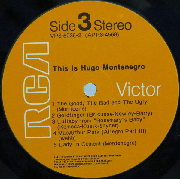 Hugo Montenegro : This Is Hugo Montenegro (2xLP, Comp)