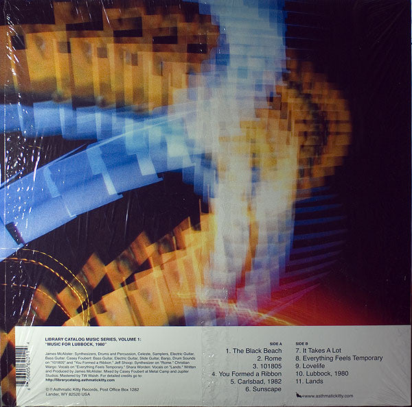 900X : Music For Lubbock, 1980 (LP, Album)